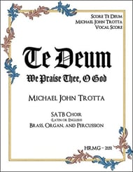 Te Deum SATB Choral Score cover Thumbnail